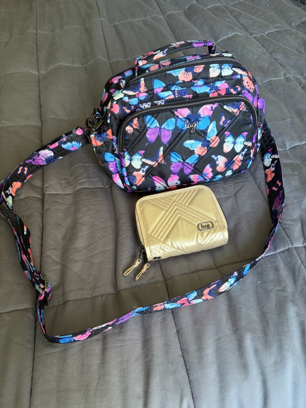 LUG boomer crossbody  with splits 2 wallet